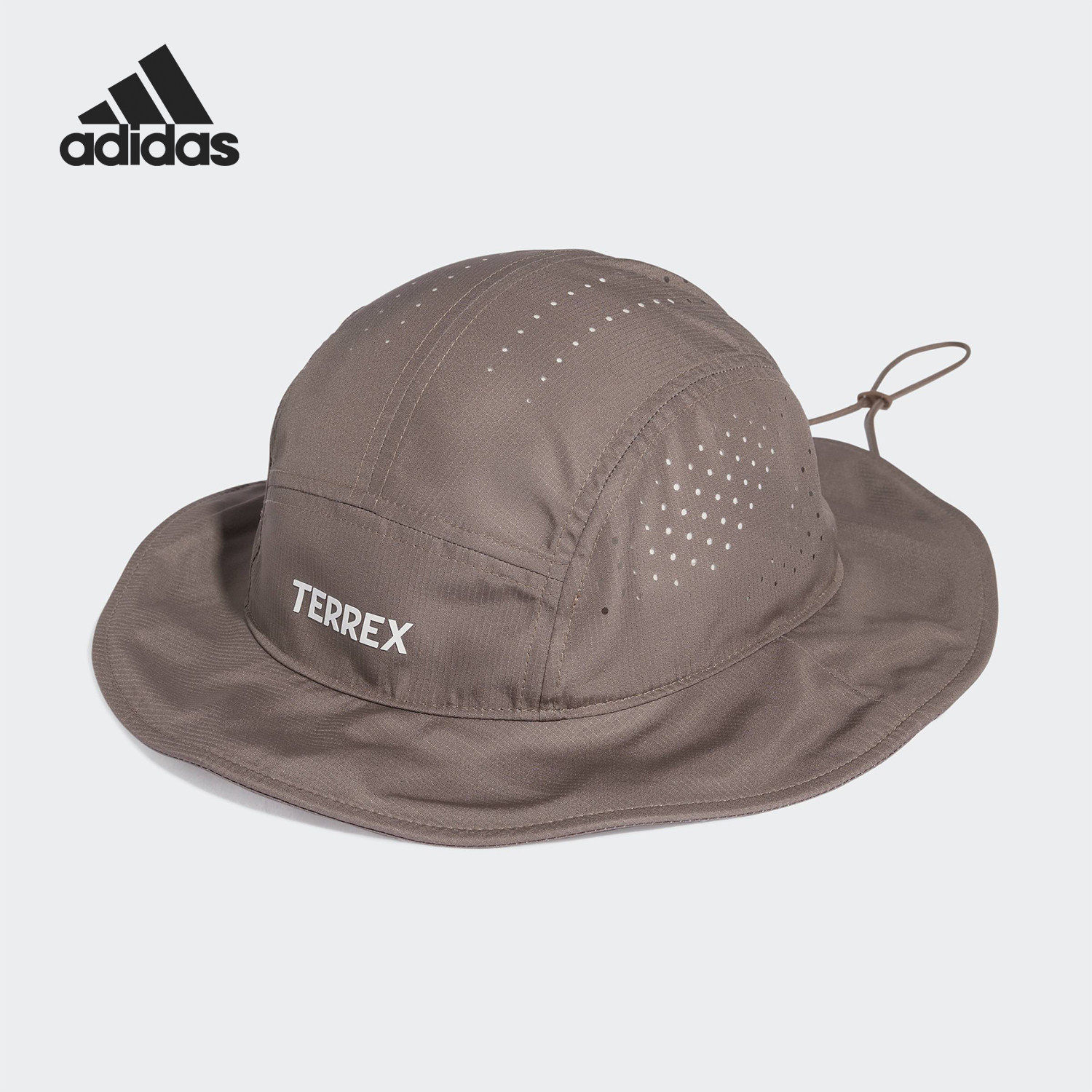 Adidas/阿迪达斯正品2026男女透气轻感户外运动渔夫帽KC5009