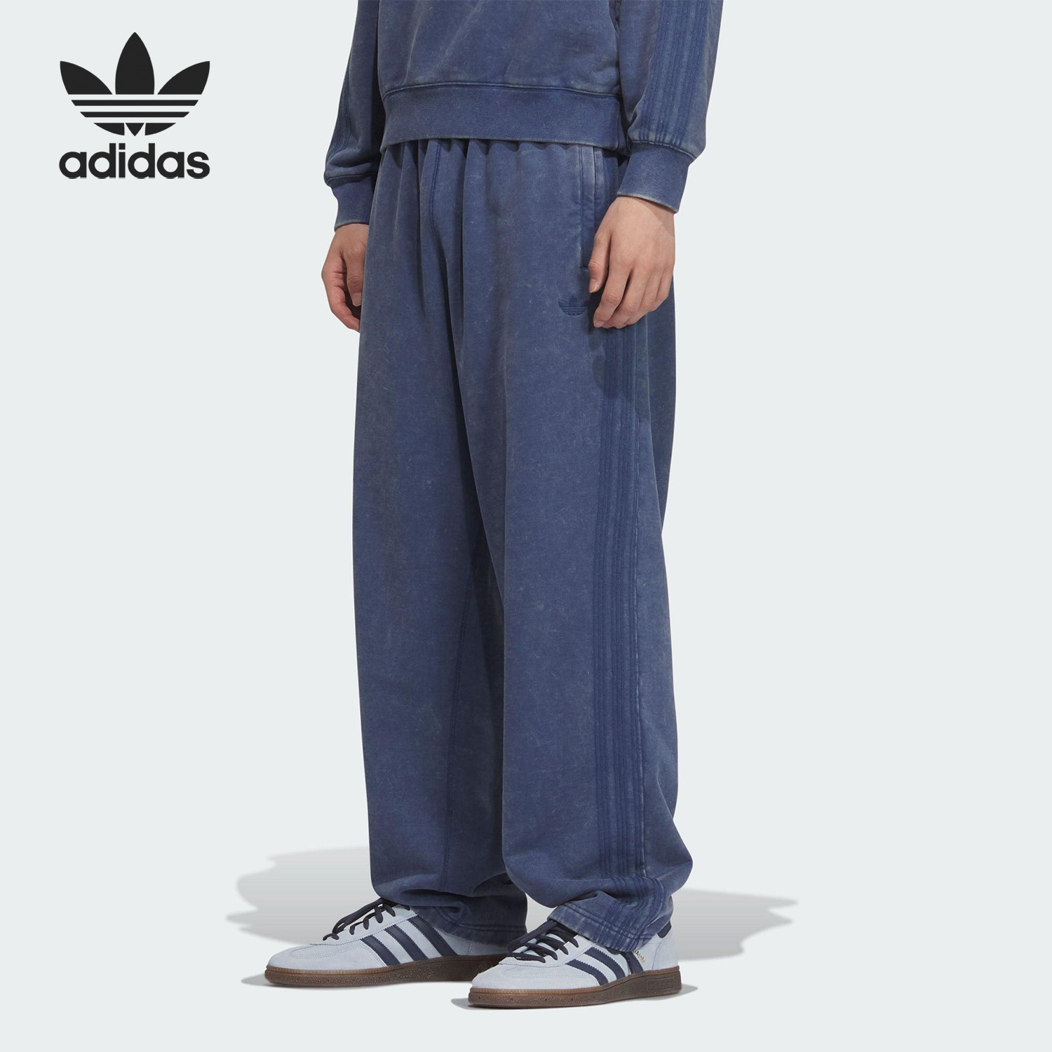 Adidas/阿迪达斯官方正品三叶草男士水洗户外休闲运动长裤KA2317