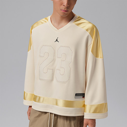 Nike/耐克正品Jordan Brooklyn男士宽松球衣长袖T恤IF1950-110