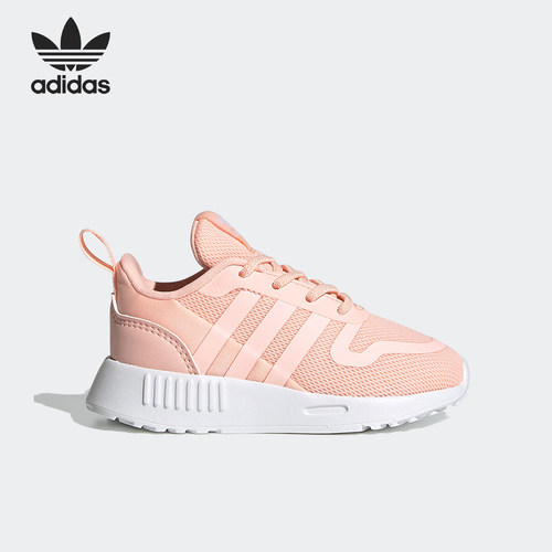 Adidas/阿迪达斯正品三叶草婴童系带耐磨低帮休闲鞋Q47171