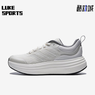 Adidas/阿迪达斯正品NORASHEL新款女白色经典厚底鞋跑步鞋JS4890