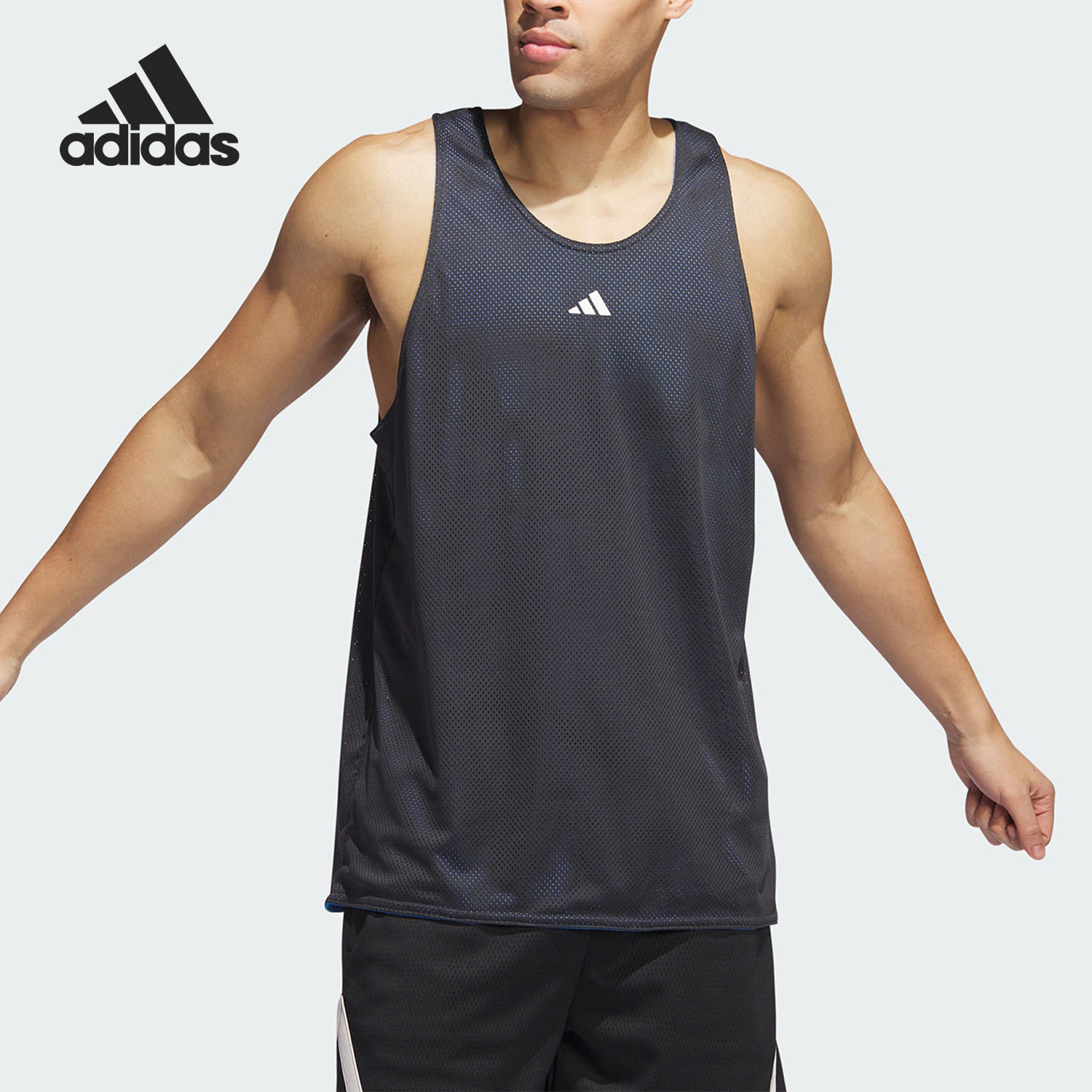 Adidas/阿迪达斯正品新款男子训练健身两面穿运动背心IM4211