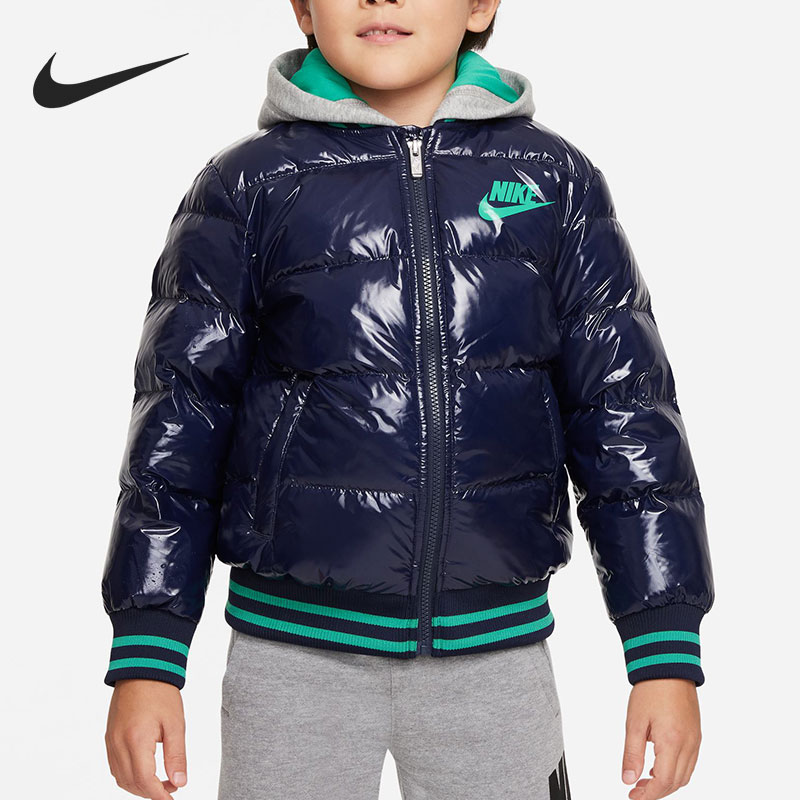 Nike/耐克正品休闲小童时尚潮流运动保暖羽绒服 DB7075-451