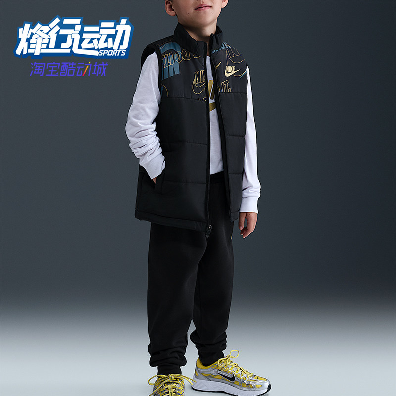Nike/耐克正品Sportswear新款儿童黑白色经典三件套IQ2806-010