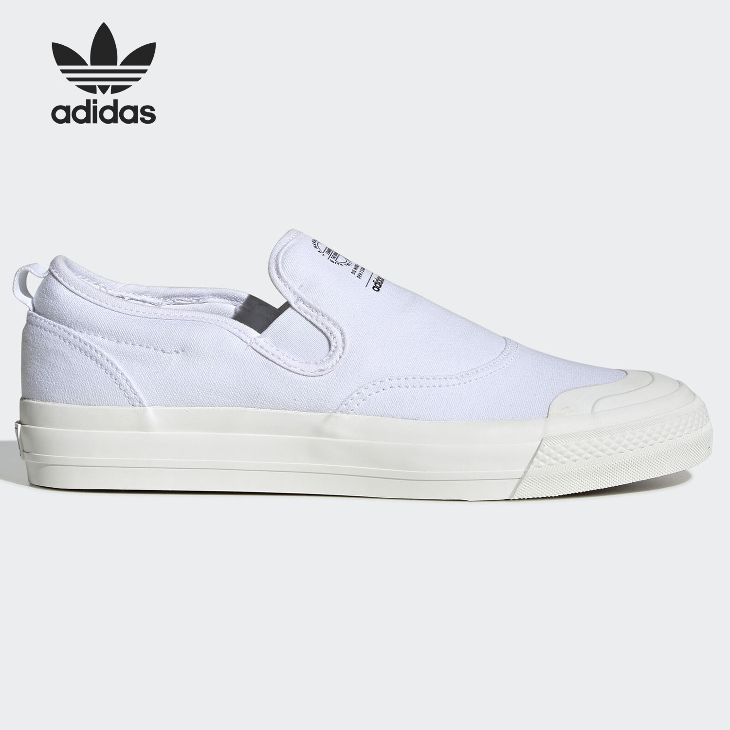 Adidas/阿迪达斯正品Nizza Slip-on三叶草男女休闲鞋 EF1410