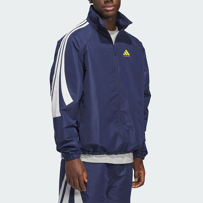 Adidas/阿迪达斯正品篮球系列新款男经典训练运动夹克外套KB7531