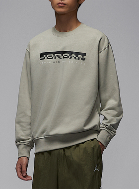 Nike/耐克正品JORDAN男士针织日常休闲圆领套头卫衣IQ2978-304