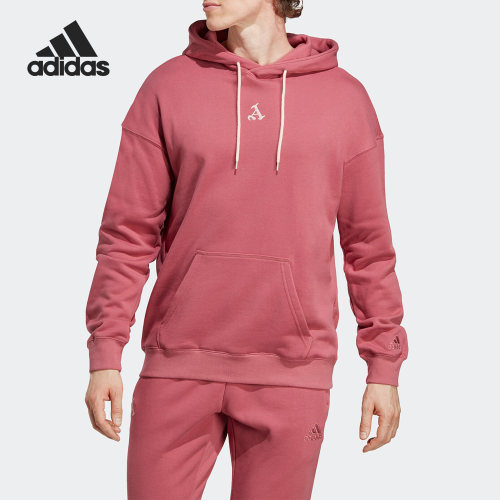 Adidas/阿迪达斯正品新年款足球男子休闲文化连帽卫衣HT4457