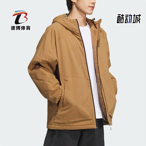 阿迪达斯男士防泼水运动棉服