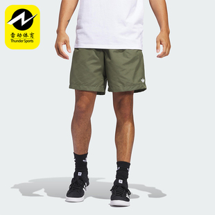 宽松经典 Adidas 阿迪达斯正品 三叶草男士 JC7659 运动梭织休闲短裤
