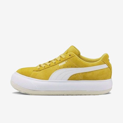 Puma彪马正品SUEDE MAYU女厚底增高低帮系带圆头板鞋380686-11