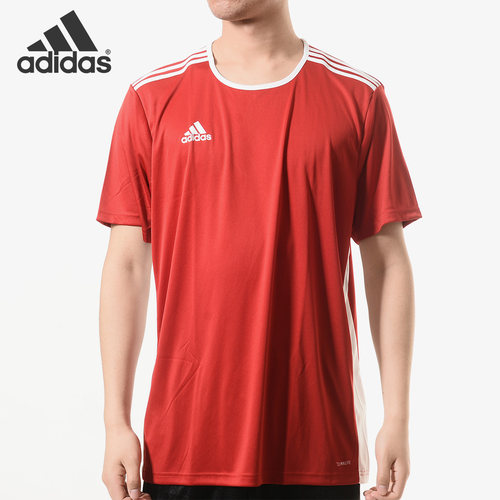 Adidas/阿迪达斯正品夏季新款男子圆领透气训练跑步T恤 CF1038