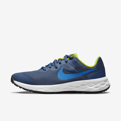 Nike耐克正品REVOLUTION 6大童低帮休闲缓震透气跑步鞋DD1096-401