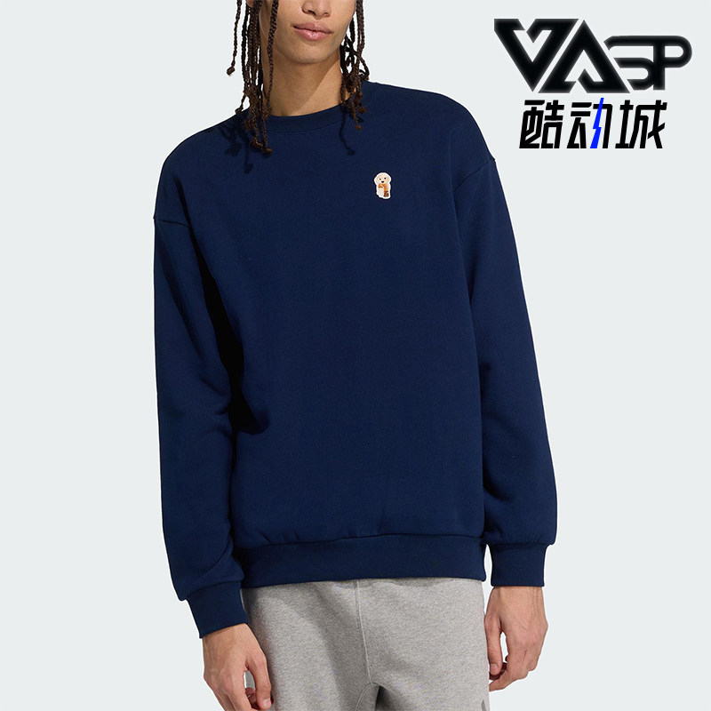 Adidas/阿迪达斯正品M DOG SOCK SWT男士休闲运动宽松卫衣JW8520