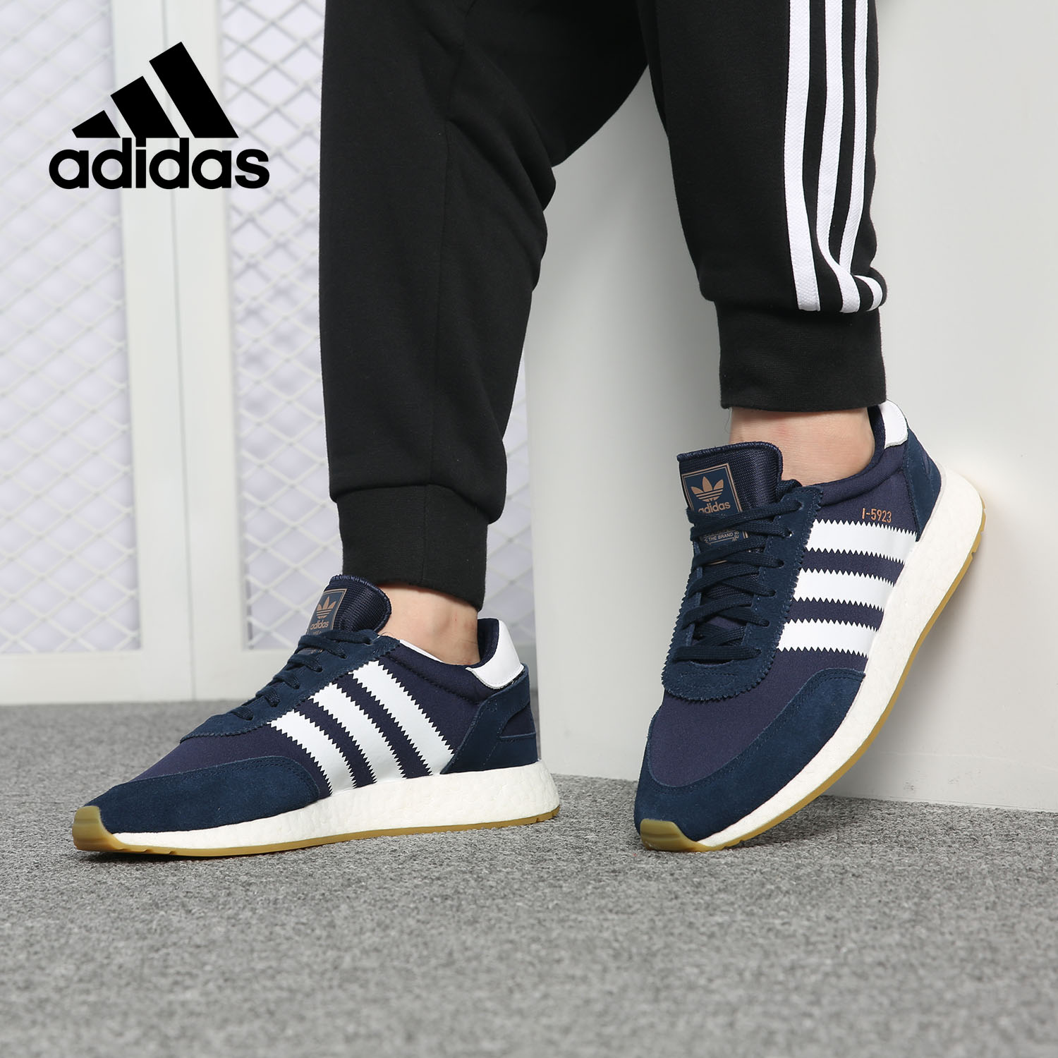 Adidas/阿迪达斯正品Iniki Runner boost三叶草男女跑步鞋BB2092