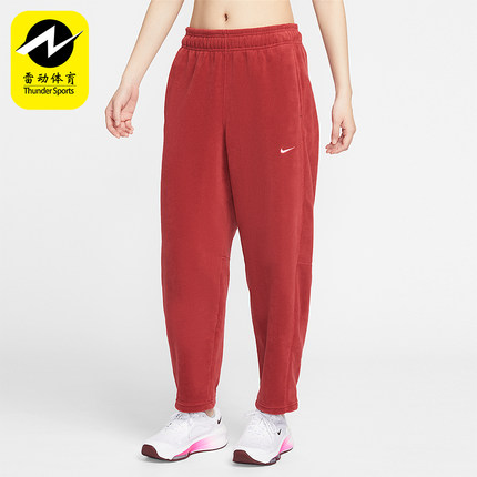 Nike/耐克正品2025冬季款女士日常中腰锥形刺绣长裤HV3708-613