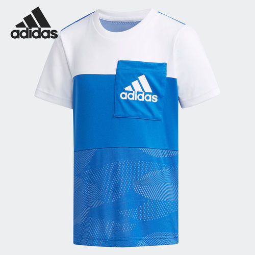 Adidas/阿迪达斯正品 男小童LB SS CLTEE3 clima短袖T恤DW4118