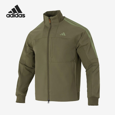 Adidas/阿迪达斯官方正品2026男士休闲舒适立领夹克外套KR2534