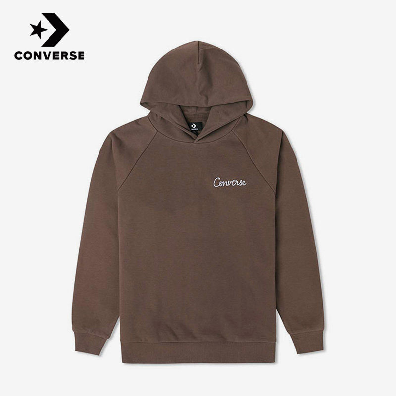 Converse匡威正品新款男子潮流简约休闲针织连帽套头卫衣10024580