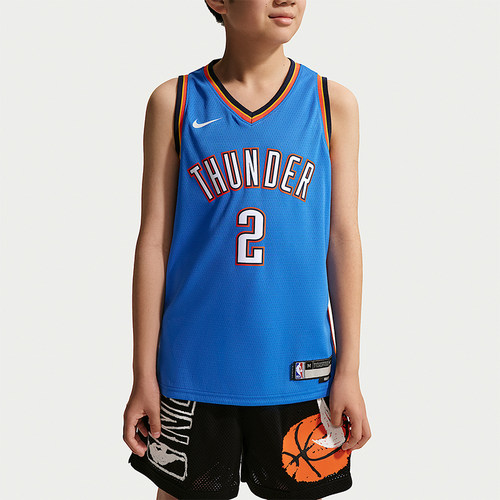 Nike/耐克正品Swingman Jersey 大童球衣经典短袖T恤IH2144-403