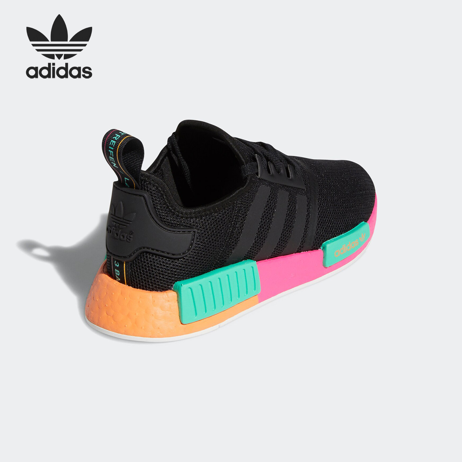 Adidas阿迪达斯正品女减震透气系带轻便休闲运动鞋跑步鞋FX4459