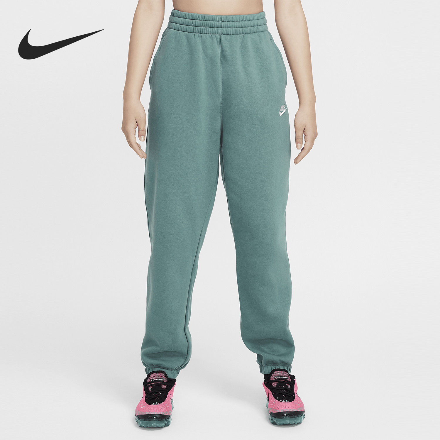 Nike/耐克正品新款大童系带宽松加绒运动束脚裤FD2933-361