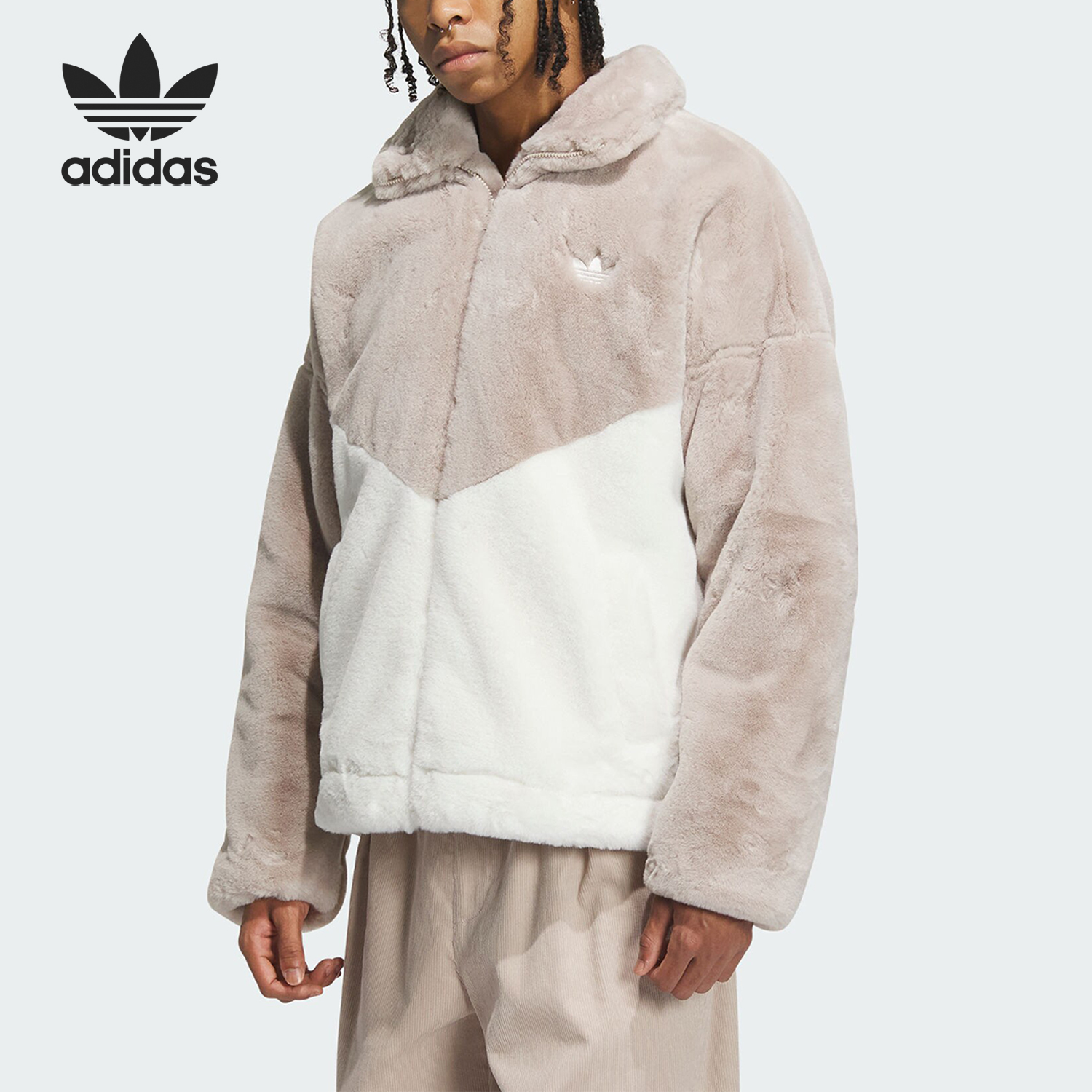 Adidas/阿迪达斯三叶草男女时尚保暖运动夹克外套IN0982