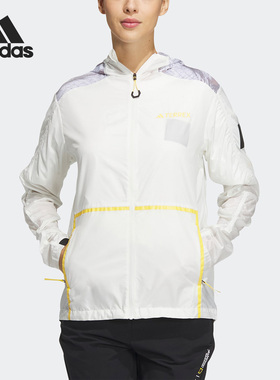 Adidas/阿迪达斯官方正品W NATGEO 女子防晒UPF50+运动夹克HY4692