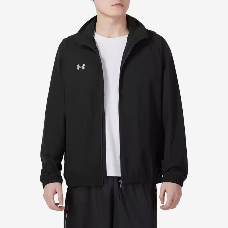 UA/安德玛正品新款男女款立领拉链宽松户外夹克外套24500401-001