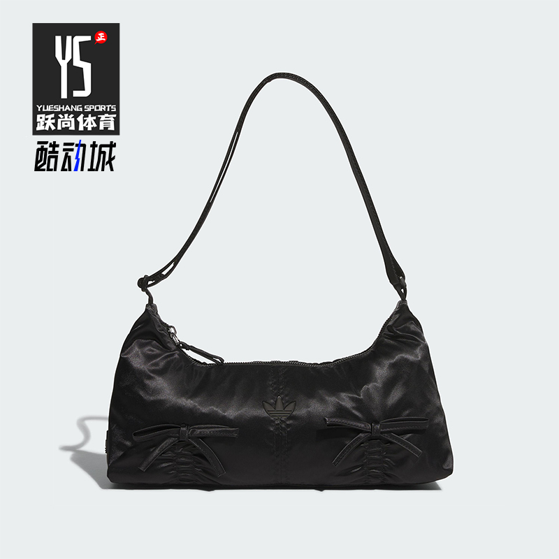 Adidas/阿迪达斯正品三叶草女士经典蝴蝶结法棍单肩挎包KC2770
