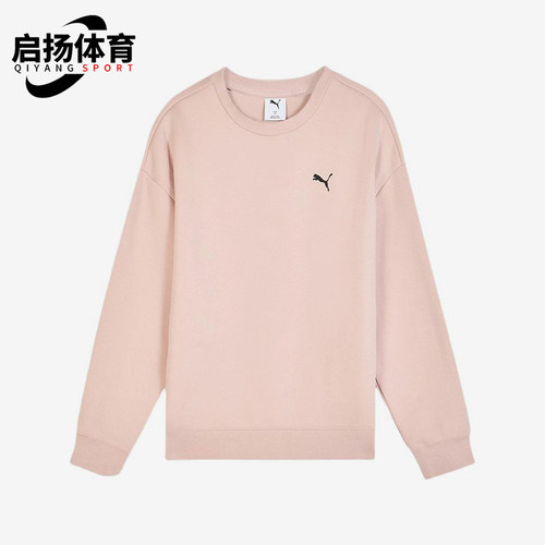 Puma/彪马正品FW25宽松圆领女针织休闲舒适轻便卫衣692902-93