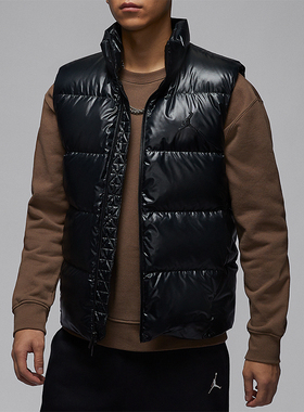 Nike/耐克正品JORDAN男士保暖立领户外羽绒马甲FV7274-010