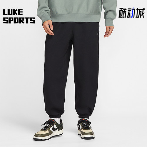 Nike/耐克正品Solo Swoosh男士运动束脚加绒保暖长裤HV1089-010