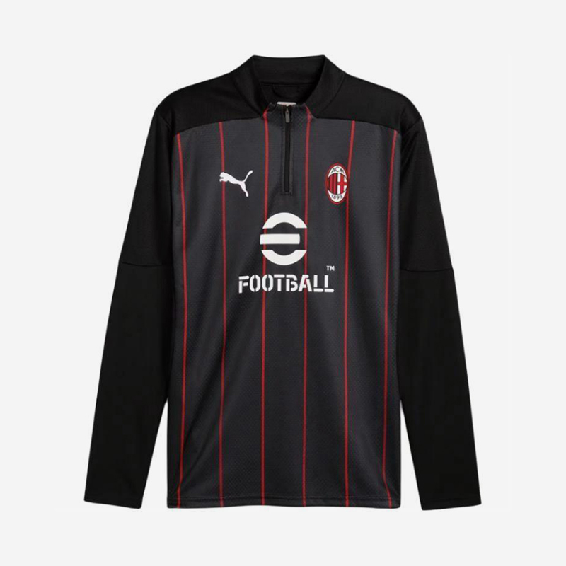 Puma/彪马正品AC米兰半拉链训练服男士吸湿运动长袖779345-07