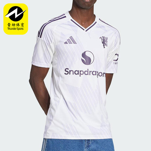 Adidas/阿迪达斯正品MUFC A JSY男士透气足球运动训练短袖JI7423