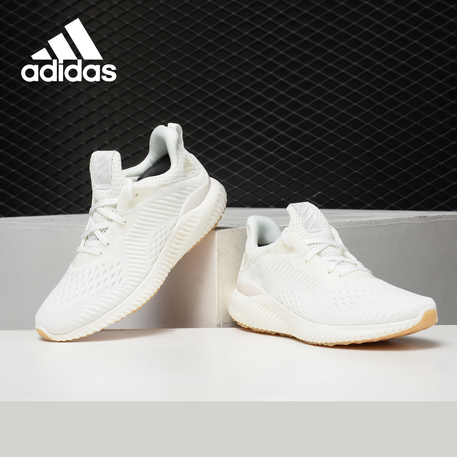 Adidas/阿迪达斯正品 Bounce 阿尔法 女子休闲运动跑步鞋BW1226