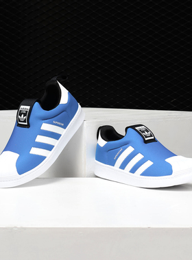 Adidas/阿迪达斯正品 春新款三叶草蓝色360小童运动鞋 DB1985