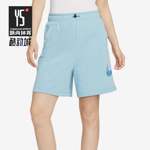Nike/耐克正品女子运动针织透气休闲经典透气五分短裤DM6750-494