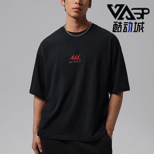 Nike/耐克正品Jordan Flight男士宽松印花经典短袖T恤IF3134-010