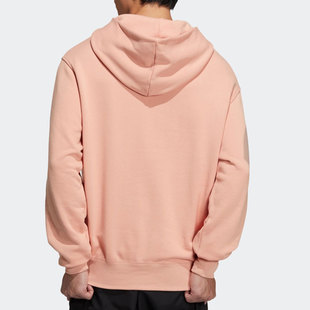 三叶草男女同款 针织连帽套头卫衣HJ7820 阿迪达斯官方正品 Adidas