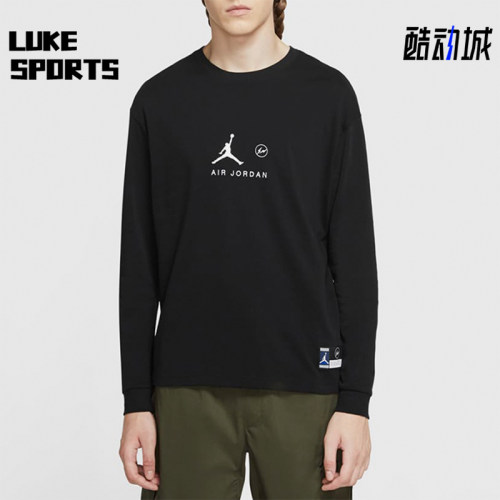 Nike/耐克正品男士运动休闲街头风格圆领长袖T恤DA2982-010