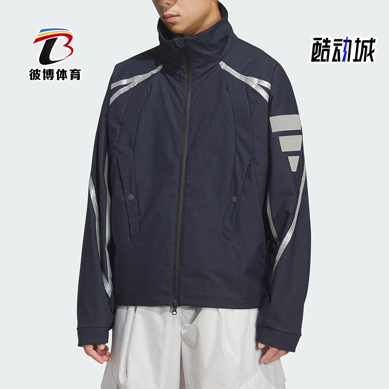 Adidas/阿迪达斯正品FOS REFL WVN JK男士运动梭织宽松外套KF0689