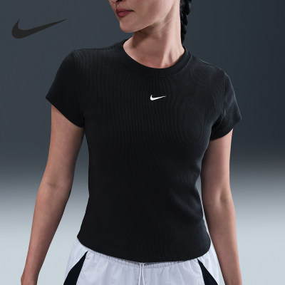 Nike/耐克正品2026年女士修身休闲日常柔软短袖T恤HV4995-010