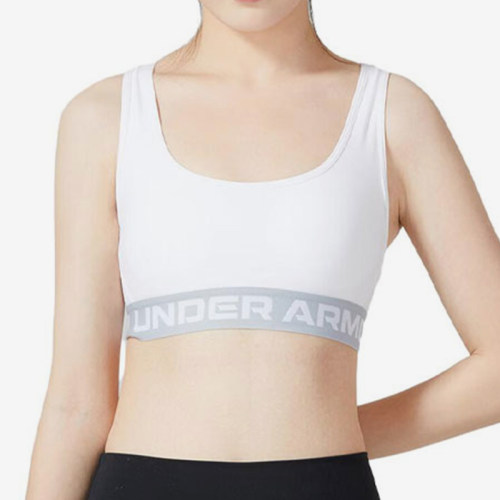 UA/安德玛正品2025新款女子瑜伽健身训练透气运动内衣1376437-100
