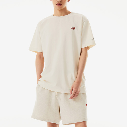 New Balance/NB正品新款男士经典简约吸湿排汗短袖NEE25111-CRE
