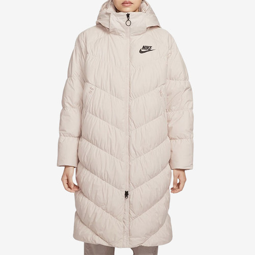 Nike/耐克正品连帽中长梭织羽绒服新款女经典羽绒服IB2971-008