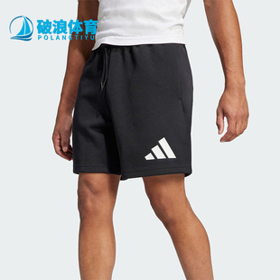款 2025夏季 阿迪达斯正品 JD4900 透气运动经典 训练短裤 男士 Adidas