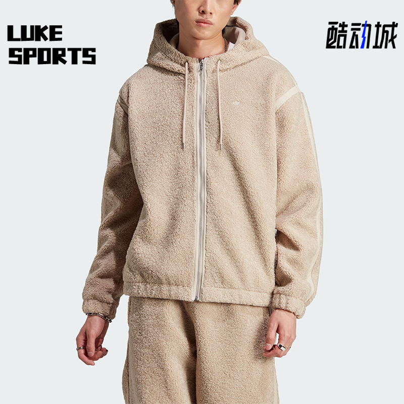 阿迪达斯男士休闲保暖外套