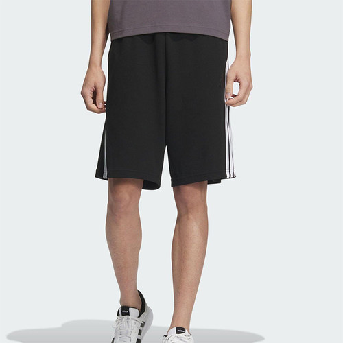 Adidas/阿迪达斯正品新款男士针织经典训练跑步运动短裤KC3897