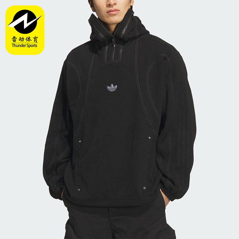 Adidas/阿迪达斯正品三叶草男女套头潮流宽松保暖休闲卫衣KS8234